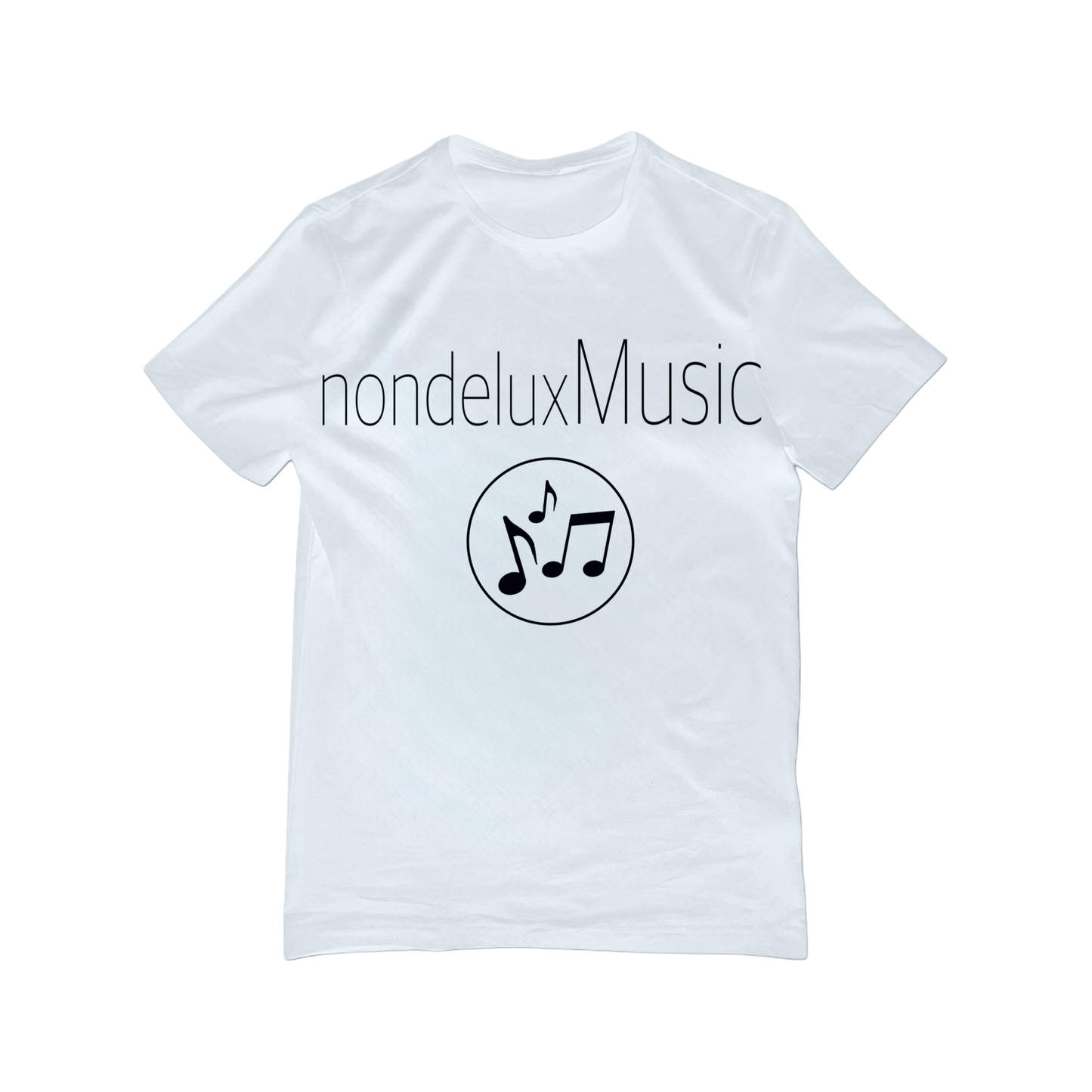 nondeluxMusic tee (white)