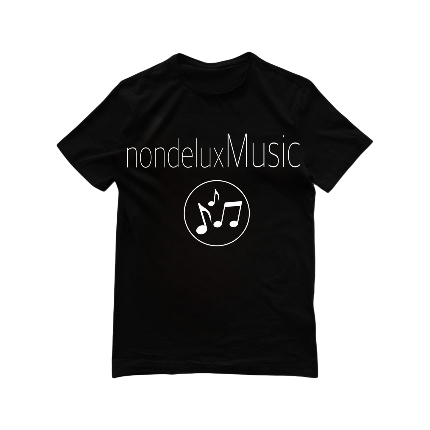 nondeluxMusic tee (black)